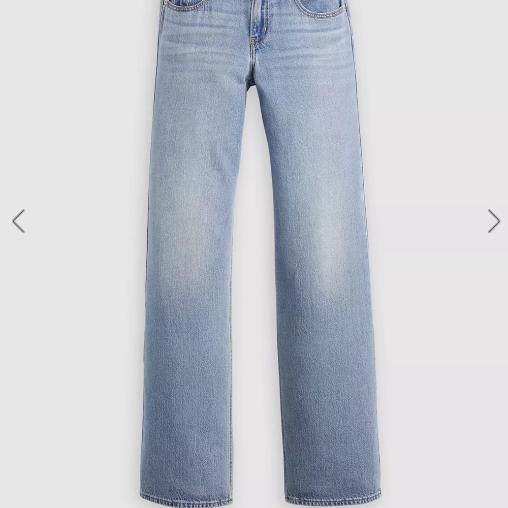 Levi's low loose Light Blue Straight Leg Jeans